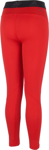 Adidas Aeroready Techfit Tights Color Red Youth Boys Size XL 18/20 FREE SHIP $35 - Picture 2 of 12