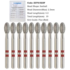 Zirconia Adjustment Multi-Use Diamond Burs Friction Grip FG Z368/023M Z379/023F