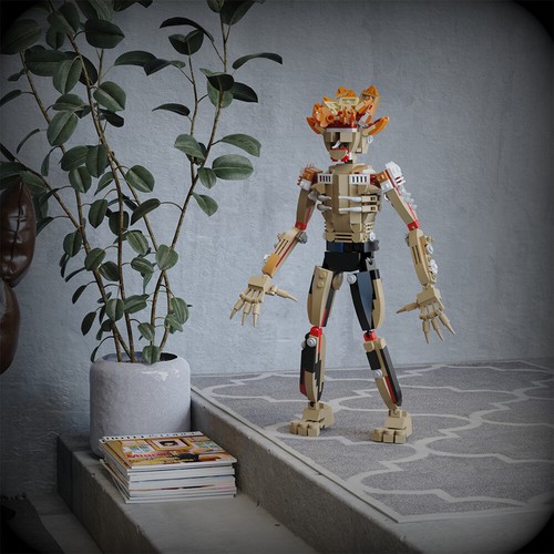 MOC The Last of Us Stalkers Clickers Modello Blocchi Costruzione Bambini Assemblaggio Mattoni - Foto 8 di 9