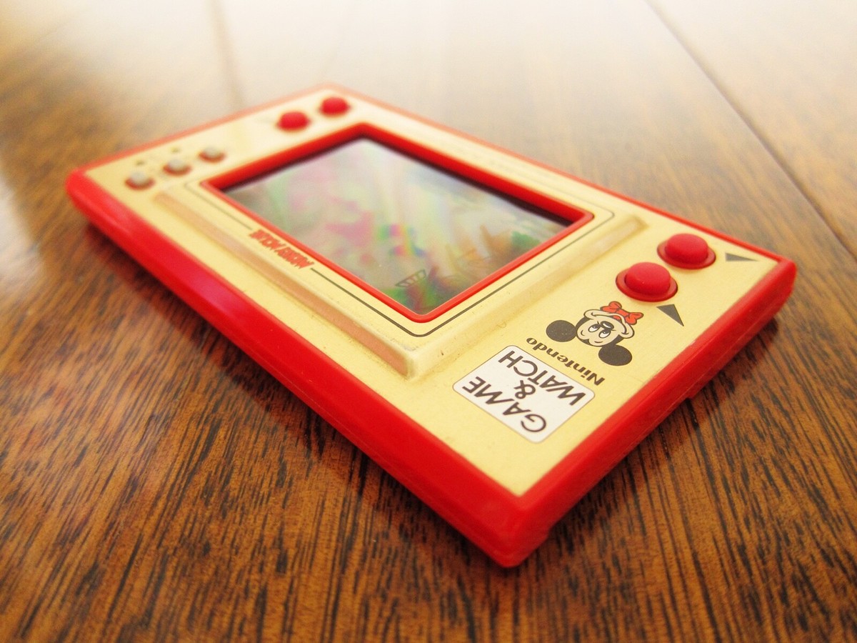 Nintendo Game & Watch Wide Screen Mickey Mouse - Red (MC-25