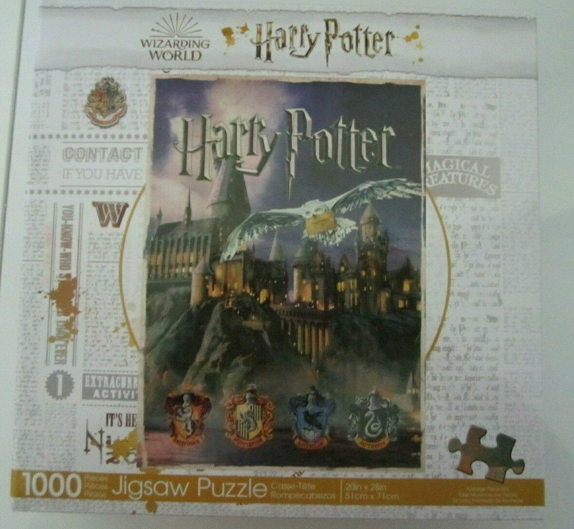 Harry Potter Wizarding Hogwarts House Crests World Puzzle 1000 Pcs 20