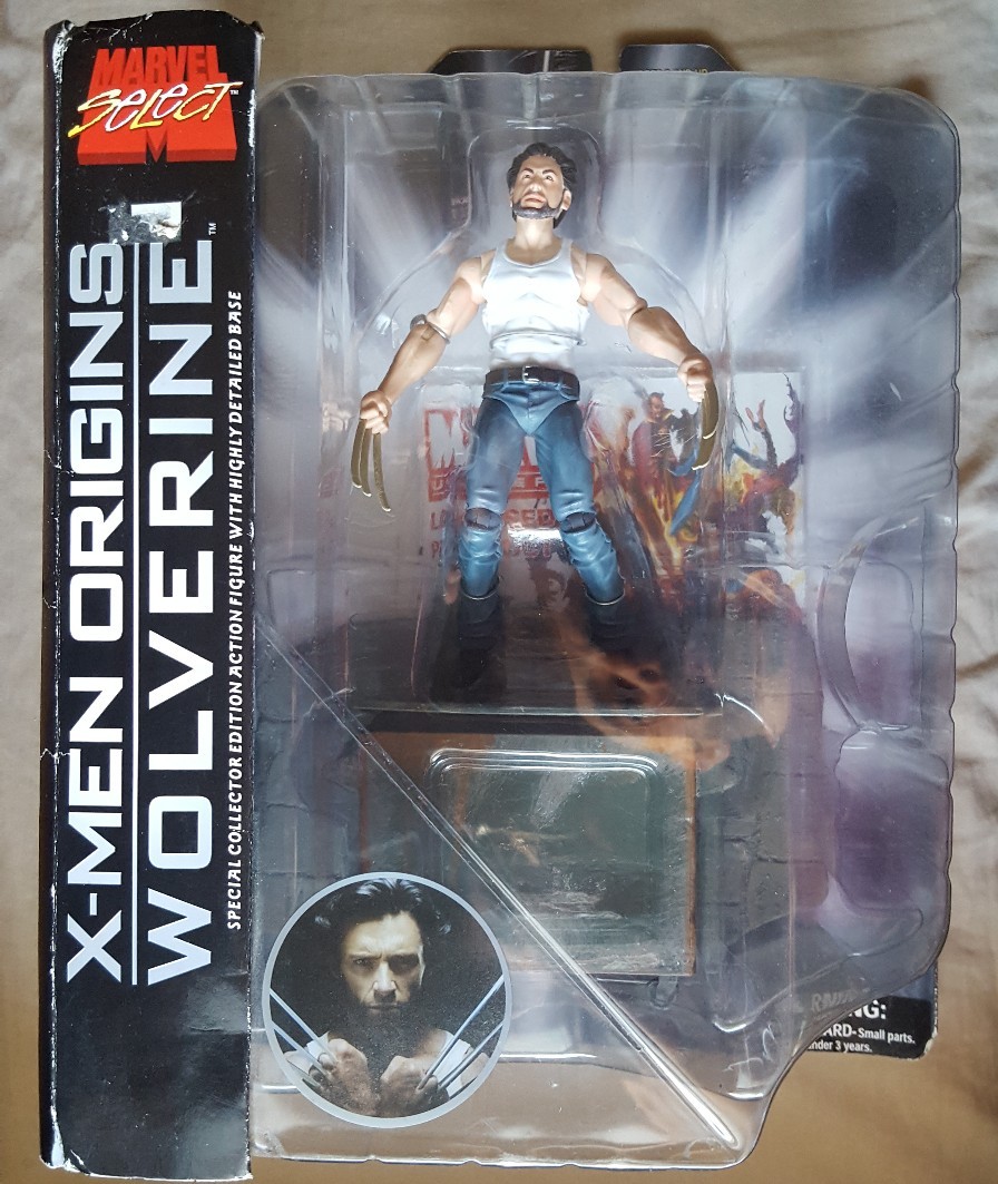 Marvel Select X-men ORIGINs Movie WOLVERINE Hugh Jackman 7in