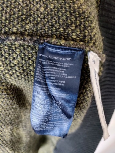 Tommy Hilfiger Herren XL Camouflage Baseball Heavy Knit Full Zip Pullover - Bild 2 von 7