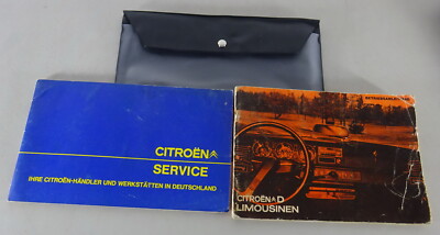 Board folder with operating instructions Citroen DS 20/23 + D Super 5/D Special