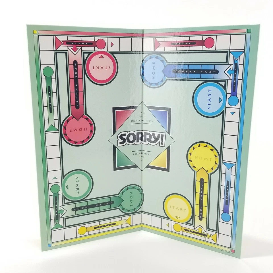 Scrabble Sorry Replacement Family Game Night Game Board Only Double Sided 2001 - Image 4 of 4