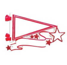 Pennants Red Christmas Ornament