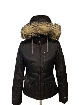 Eddie Bauer Yukon Classic Down Jacket Fur Hooded Winter Eddie Bauer Yukon Classic Down Jacket Fur Hooded Winter