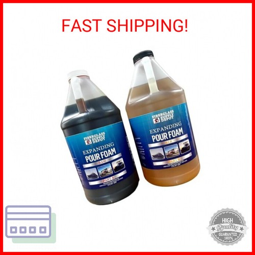 6 Lb. Density Expanding Pour Foam, 2 Part Polyurethane Closed Cell Liquid Foam f