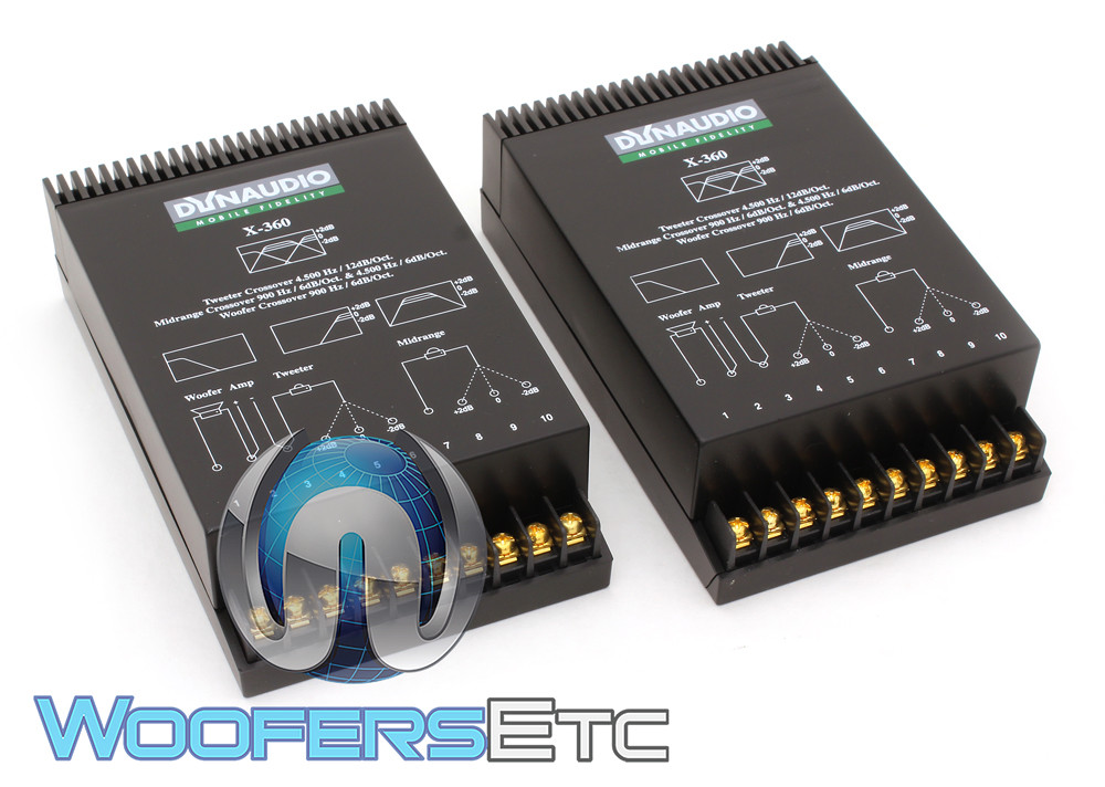 OPEN BOX DYNAUDIO X-360 3-WAY COMPONENT MID RANGE SPEAKERS