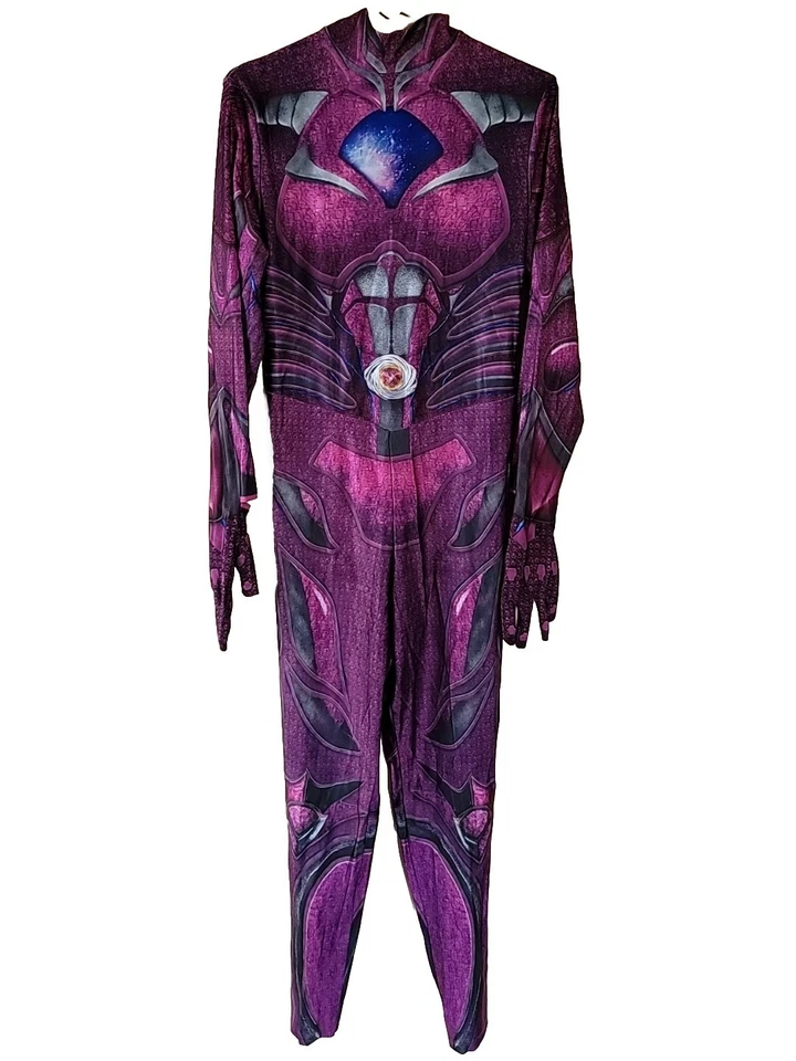 Disfraz Rosa Power Ranger Adulto L (12-14) Body Halloween Juegos con disfraces y peluca NUEVO Foto 4 de 4