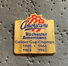 Rochester Americans Calder Cup Champs 1965 1966 1968 1983 AHL Hockey Pin