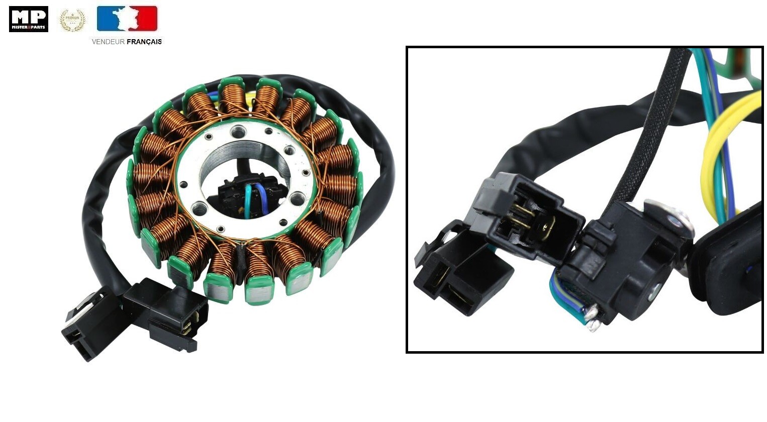 Stator d'allumage Suzuki VanVan 125 pour un démarrage fiable par tous les temps