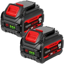2PACK 9.6Ah DCB609 For Dewalt FLEXVOLT 20V/60V MAX DCB606 Lithium-Ion Battery