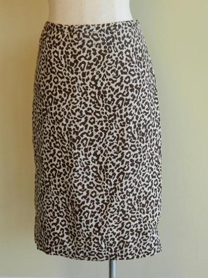 JCrew Long No 2 Pencil Skirt in Safari Cat $128 rustic brown 4P 87051