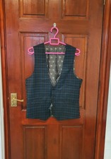 Label Lab Charcoal Suit Waistcoat 38 Regular