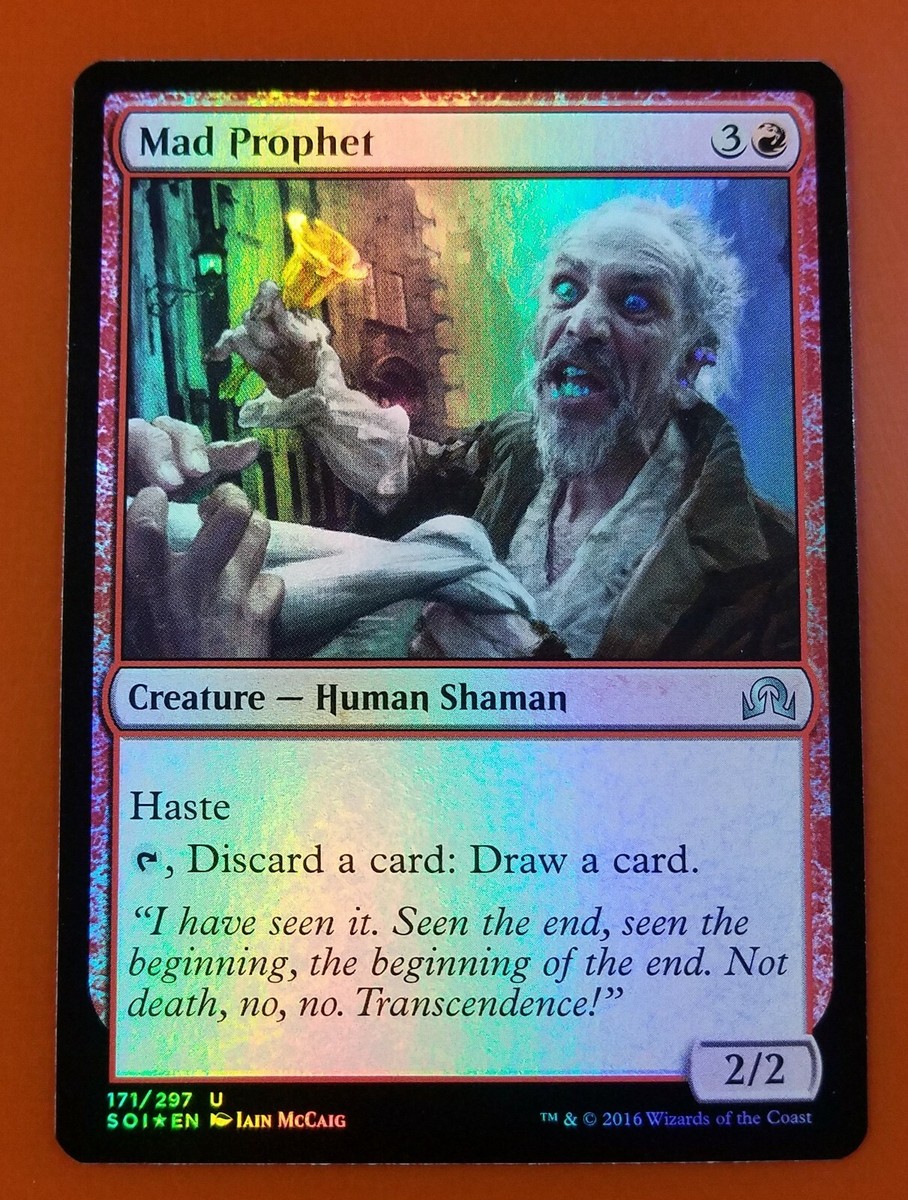 1x Mad Prophet | FOIL | Shadows over Innistrad | MTG Magic Cards