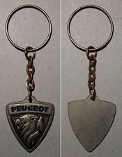 Schlüsselanhänger keychain PEUGEOT um 1960