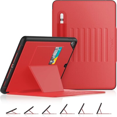 SEYMAC stock Case for iPad 6th/5th Generation/Air 2/Pro 9.7'' - Red