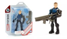 New Disney Marvel Toybox Winter Soldier Toy Figure With Blaster & Knife Toy Box
