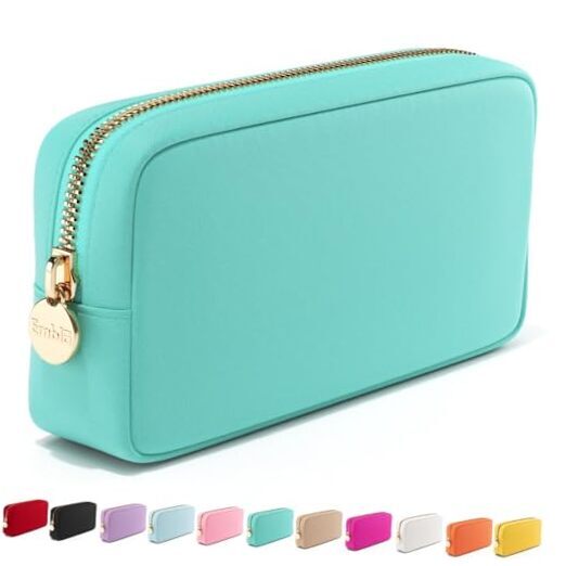 Makeup Bag Travel Cosmetic Bag, Toiletry Bag, Makeup Cotton Candy Small-image