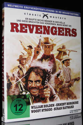 BLU-RAY REVENGERS - WESTERN - WILLIAM HOLDEN + ERNEST BORGNINE + SUSAN HAYWARD