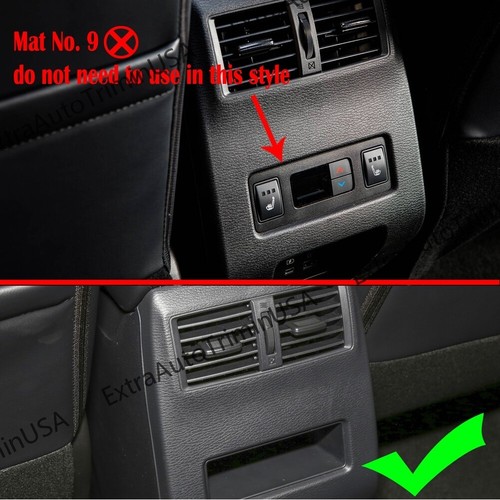 17Pcs Gate Slot Pad Anti-Slip Cup Mats For Mitsubishi Outlander 2022 2023 2024 - Picture 2 of 17
