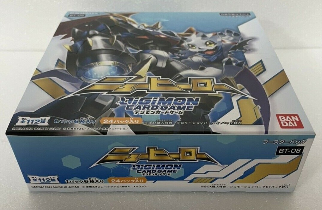 Digimon Card Game New Hero Japanese Booster BOX [BT-08]