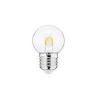 10x LED Color Bulbs E27 1W G45 230V 25lm 2200K PC clear FILAMENT U