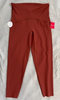Spanx Booty Boost 7/8  leggings dark cayenne / rust  NWT - size L