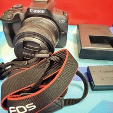 Canon EOS R50 Mirrorless Camera in Black w/ R...
