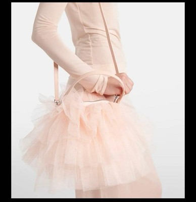 Simone Rocha T#ruffle Bag Hand/Shoulder Leather Twill
