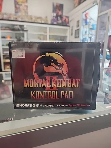 Mortal Kombat II Kontrol Pad 1992 SNES Controller Misb