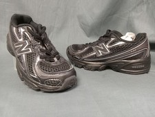 New Balance Toddler 740 Bungee Lace Sneakers IZ740BM Black Grey Size 6 NEW IN BO