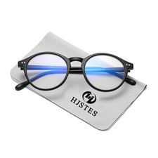HJSTES Vintage Blue Light Glasses for Women Men Round Bluelight Blocking Glas...