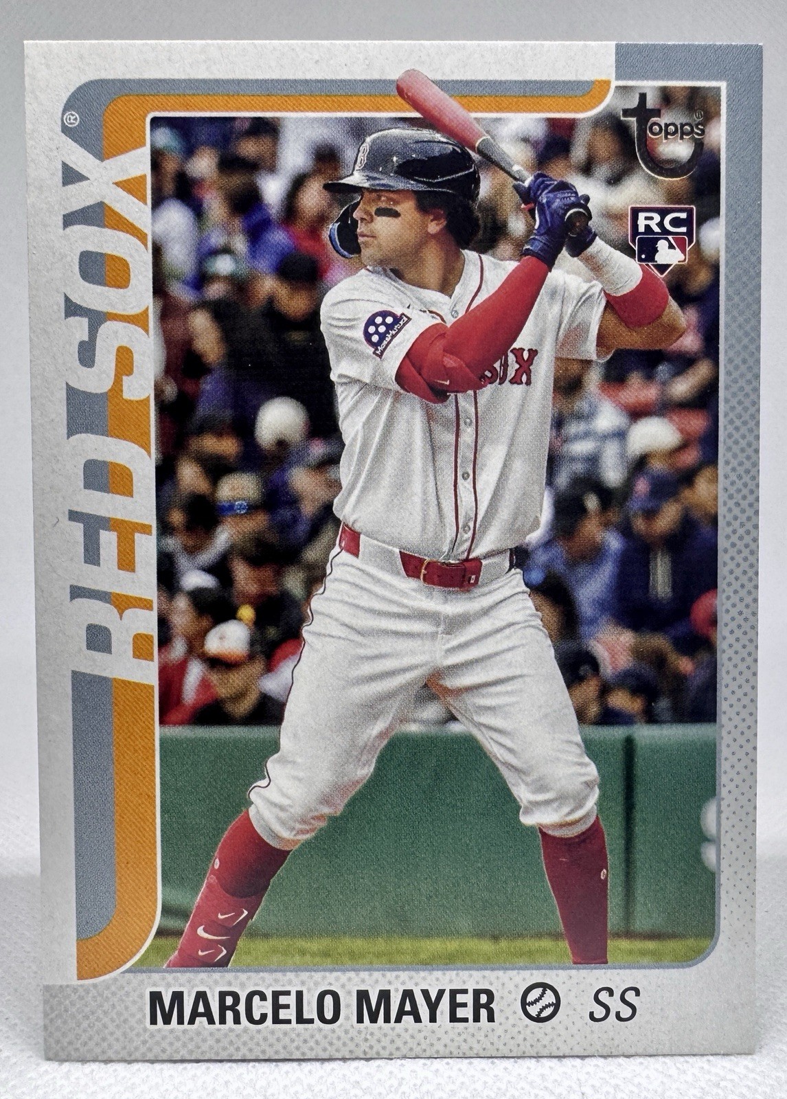 Marcelo Mayer RC #US105 - 2025 Topps Update Series Vintage Stock /99 SP SSP #’d
