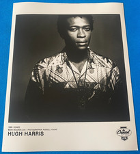 Hugh Harris - 1989 Capitol Records Promo Press Black White Real Photograph 10x8"