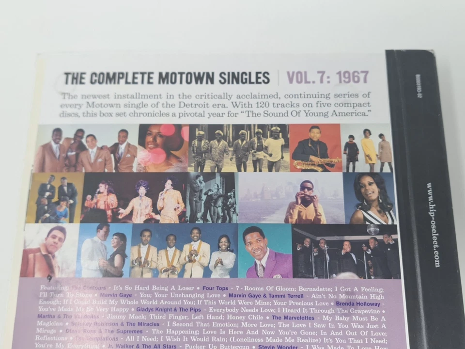 THE COMPLETE MOTOWN SINGLES VOL 7 1967 5CD BOXSET + 7" RECORD 2007 120 TRACKS - Image 4 of 4