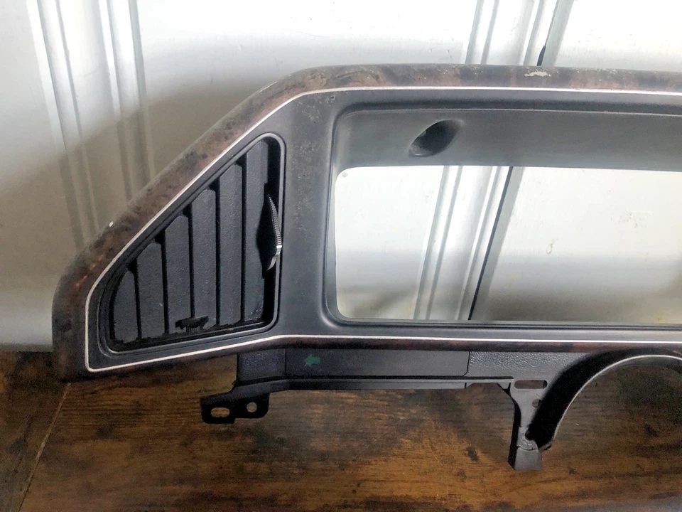 1987-1991 Ford F150 F250 XLT BRONCO  Woodgrain Cluster Dash Trim Bezels OEM - Image 4 of 4