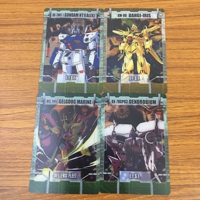 Gundam Clear Card Lot Cima Custom Gelgoog Dagi Irus 9pcs