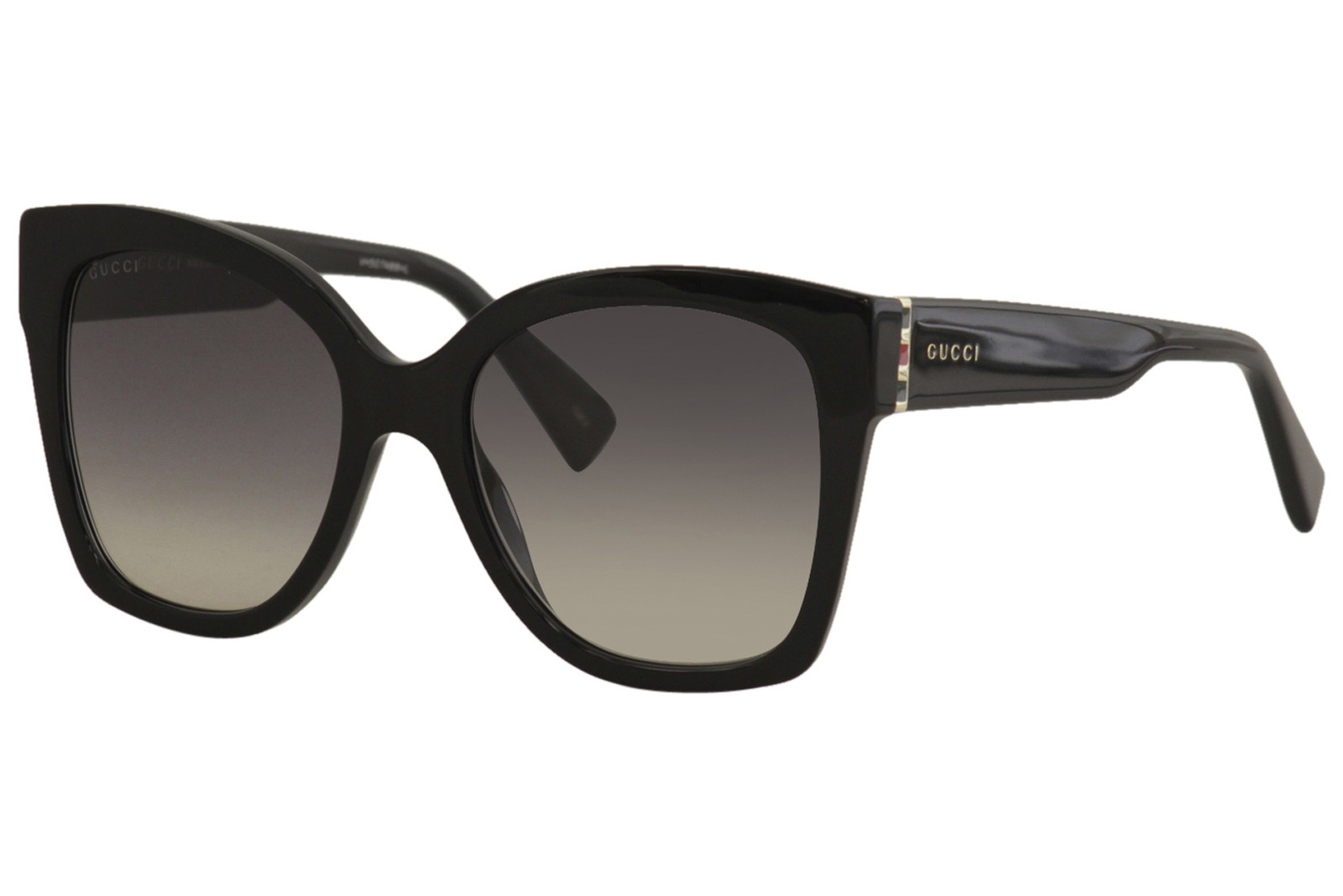 Солнцезащитные очки Gucci Womens Web GG0459S 001 BlackGold с бабочкой 54 мм 52990₽