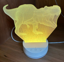 New Dinosaur Night Light for Kids T-Rex 3D Illusion Table Lamp - 7 Colors