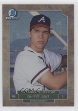 2016 Bowman Draft Chrome Draft History Refractor Chipper Jones #MLBD-CJ HOF ll2