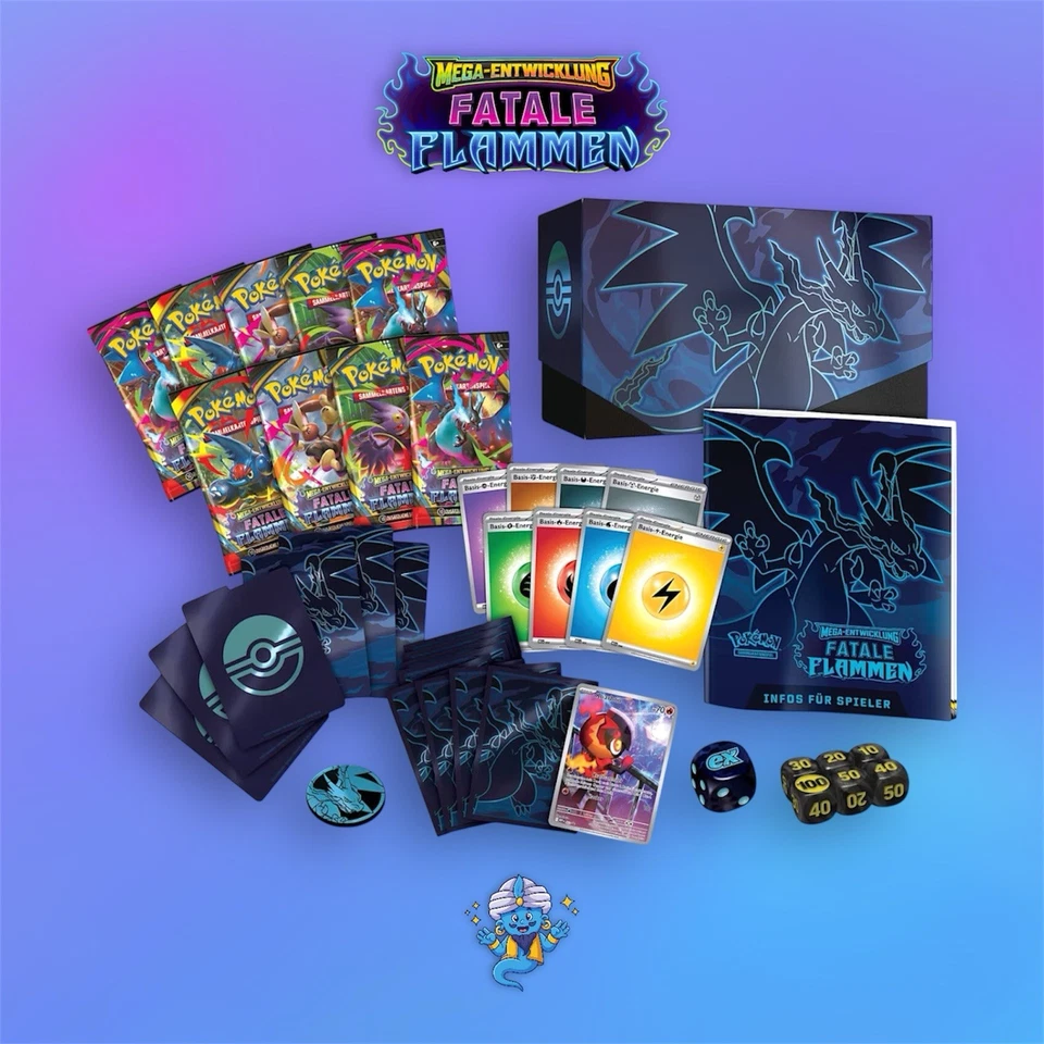 Pokémon Fatale Flammen Top Trainer Box Deutsch Sealed *Versandbereit* - Bild 4 von 4