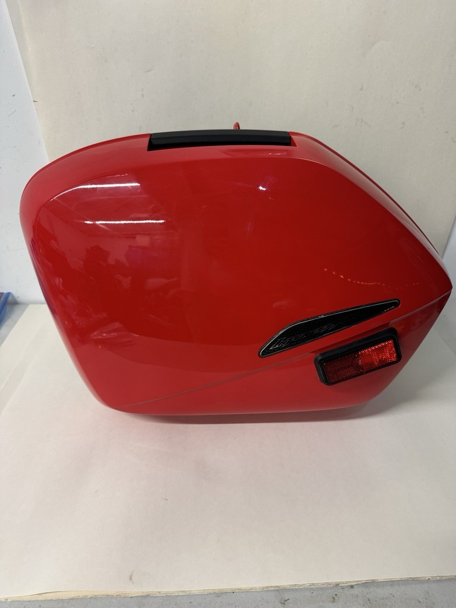 HONDA OEM RED Left Side Hard Pannier Saddlebag 02-09 Honda VFR800