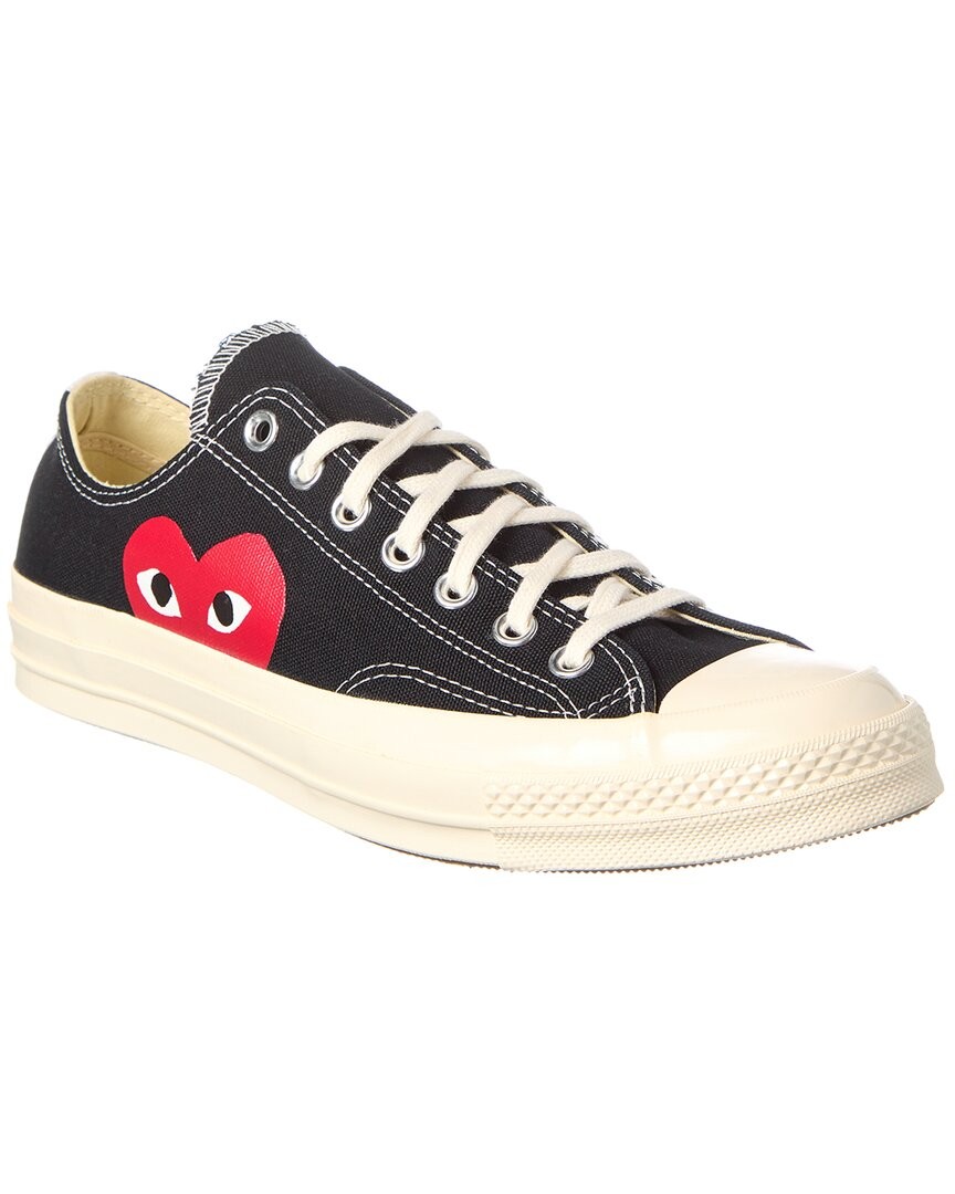 Мужские парусиновые кроссовки Comme Des Garons X Converse Chuck 70 черные 40 20390₽