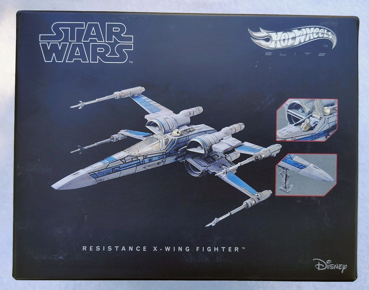 Hot Wheels Star Wars Elite Resistance X-Wing Fighter W/ Poe