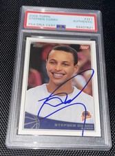 Stephen Curry 2009 Topps Autograph Rookie Card #321 PSA/DNA Hand Signed