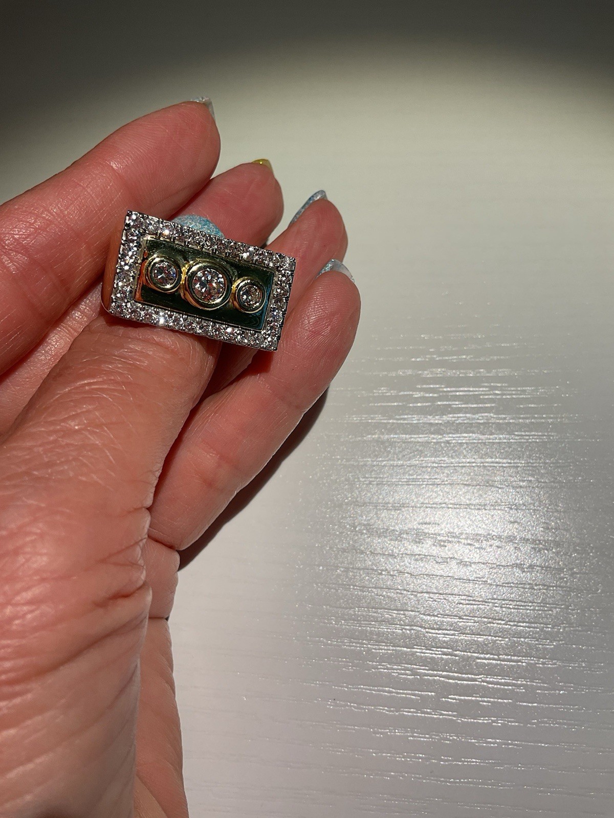 Men’s Custom Multi Diamond Ring - image 5