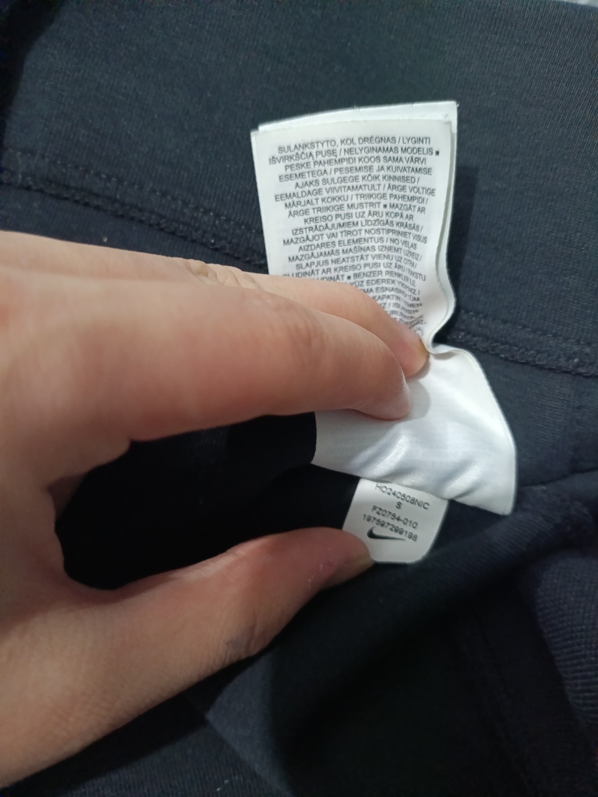 New Season Black Silver Nike Reflective Tech Fleece S Rare image 4
