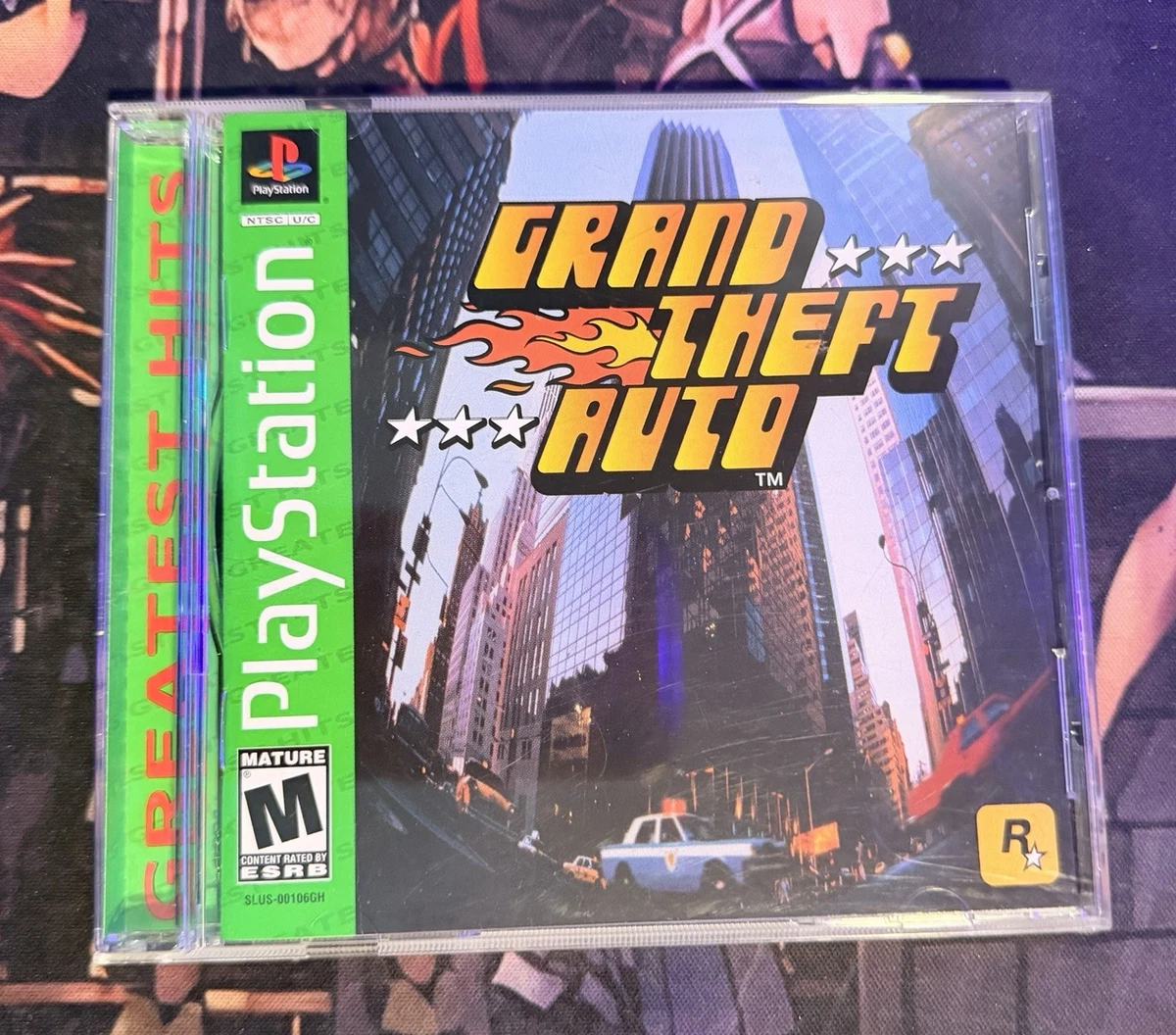 Grand Theft Auto – Sony PS1 – Jeu Complet – Compatible PS1/PS2/PS3 – Occasion